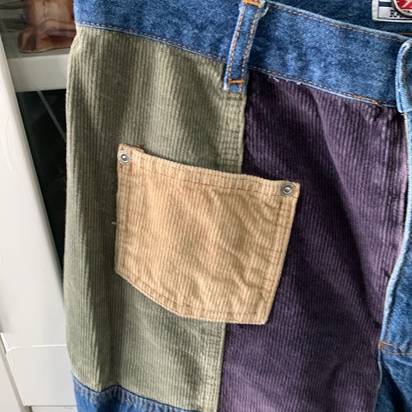 Rainbow Colorful Patchwork jeans vintage sz 6 euc - Picture 2 of 12